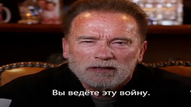 “You start the war, only you can stop it,” Arnold Schwarzenegger calls on Putin
