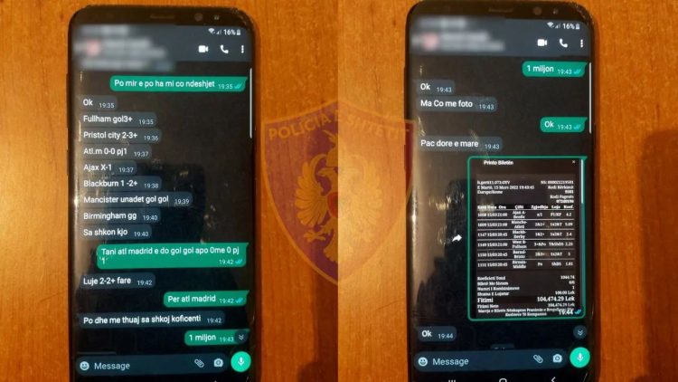 He had turned the restaurant into a gambling environment, the owner and the client were arrested in Elbasan