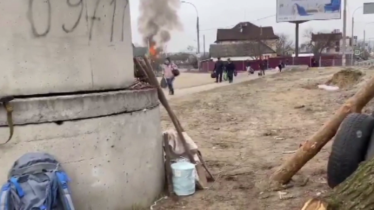 Bombings near Kiev!  Killing civilians fleeing, Russia threatens Ukraine’s neighbors