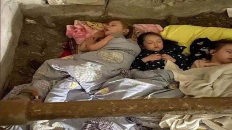 Innocent ‘angels’ sleep in basements, Ukrainian children sheltered amid Russian bombing