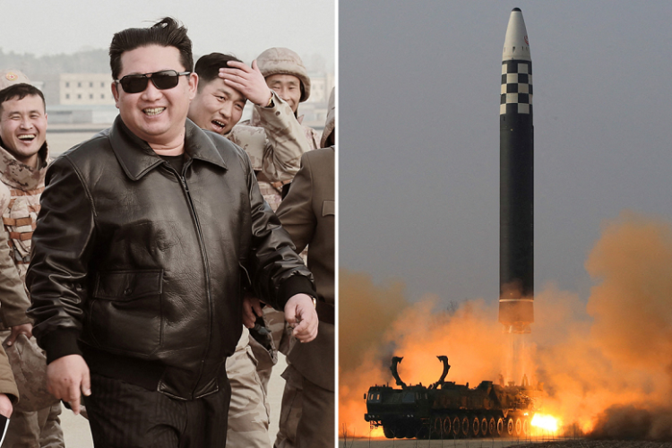 Kim Jong-un ‘Tom Cruise’ style rocket launch was staged, it exploded in the air in front of him (photo-video)