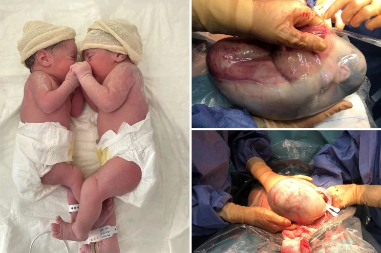 Spanish twins survive rare mermaid birth with 1 in 80,000 odds (photos)