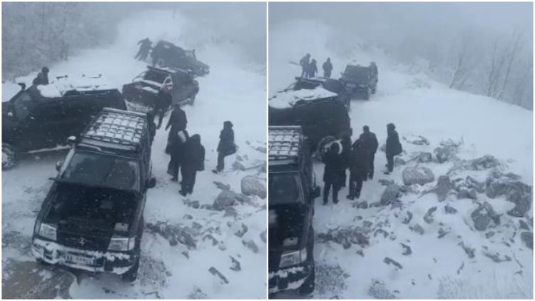 Heavy snowfall, SP commissioners remain trapped in Qafë Shosh