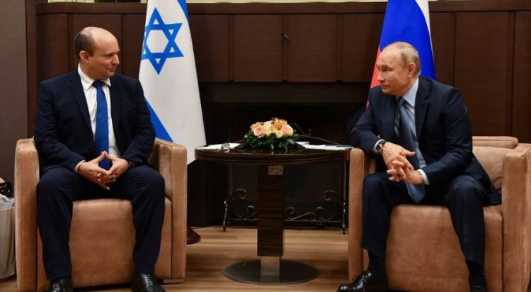 Crisis in Ukraine / Israeli Prime Minister Naftali Bennett meets with Putin