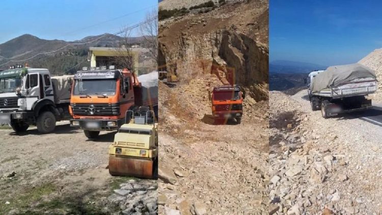 They were removing decorative tiles from Tomorri Mountain, 5 people are under investigation