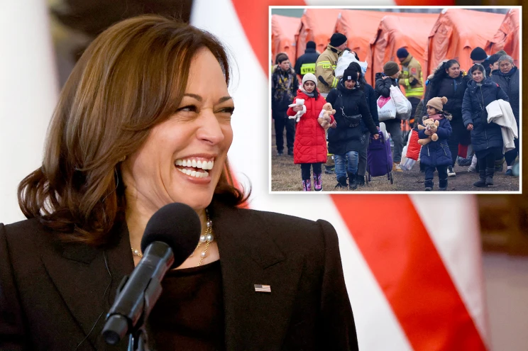 Zv. President Harris starts laughing after the question about the reception of Ukrainian refugees (photos)