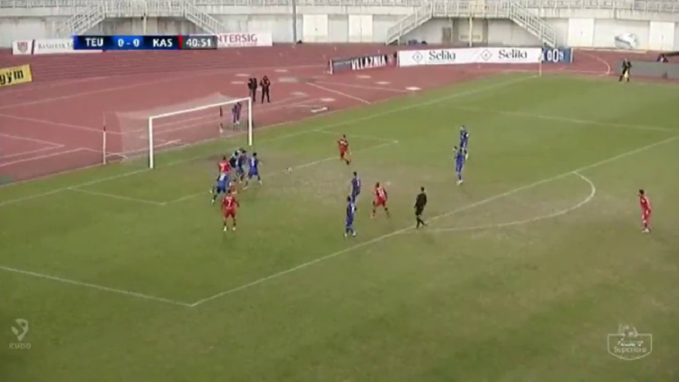 Teuta of pitch in defense, Kaina punishes Durrës