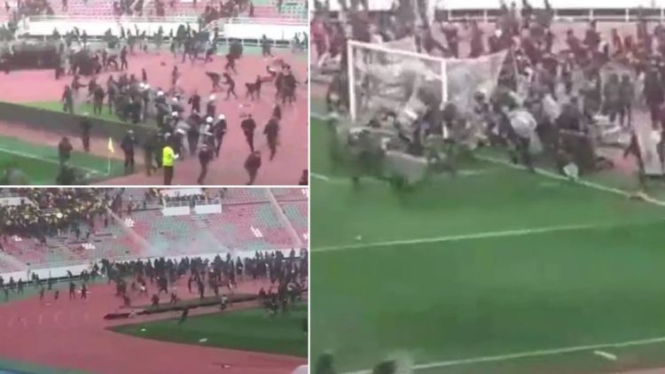 Horror scene in Morocco! 160 fans are arrested, 103 policemen are injured