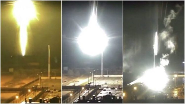 VIEWS / The moment when Russian forces hit the Ukrainian nuclear power plant