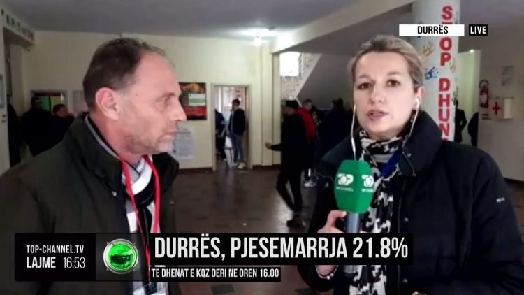 21.8% turnout, Durrës commissioner: There is no interest from citizens