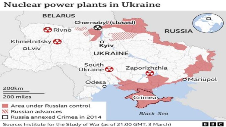 The broken power line at the Zaporizhzhia nuclear power plant is being restored