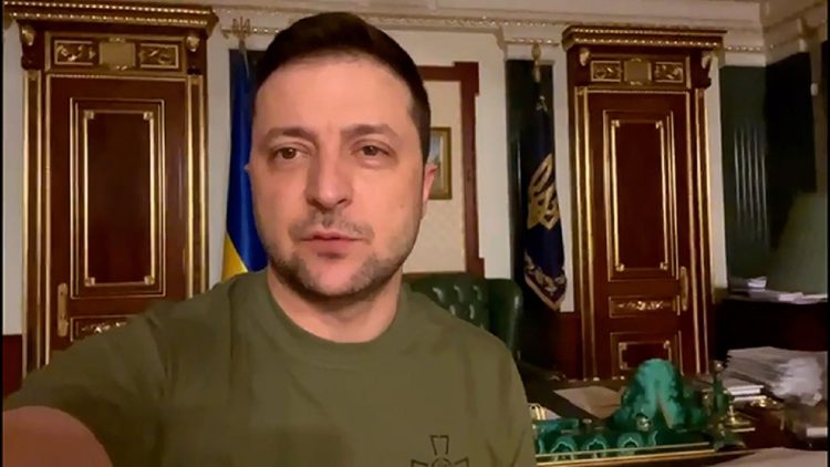 Zelensky denies allegations that he fled Ukraine