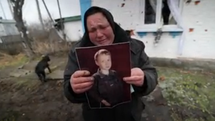 The horrors of war! Mother tells how she buried her son, killed by Russian soldiers in Bucha