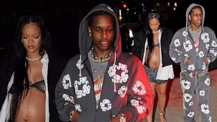 Photo / Rihanna and ASAP Rocky are seen together in public for the first time since the rapper’s arrest
