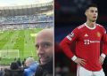 The father spends over 3000 pounds for his son to see Ronaldo in the match, but the footballer is missing