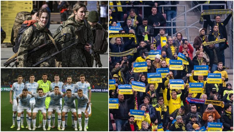 “Let’s Stop the War!”, Friendly between Dinamo Kiev and Dortmund at “Signal Iduna Park”