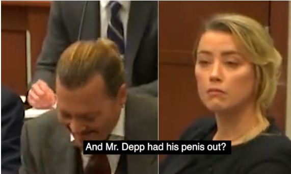 Johnny Depp trial turns into comedy when Amber Heard’s lawyer asks about actor’s ‘penis’ (photos)