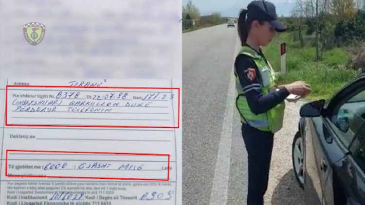 Two drunk drivers are arrested, about 3,000 others are fined during a week in Fier