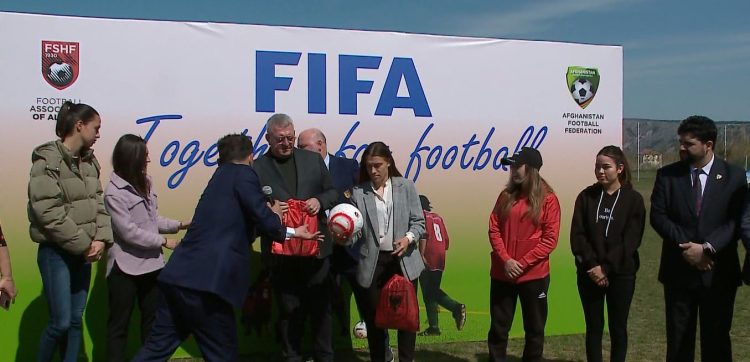 Afghan footballers are sheltered as war refugees in Shengjin