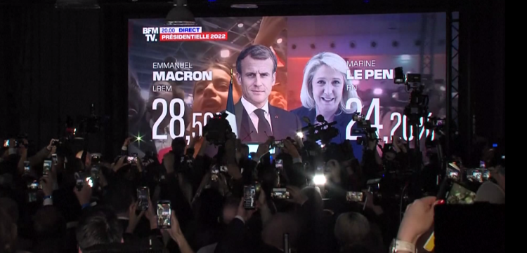 Le Pen Success / Received 23.41% of the vote in the first round