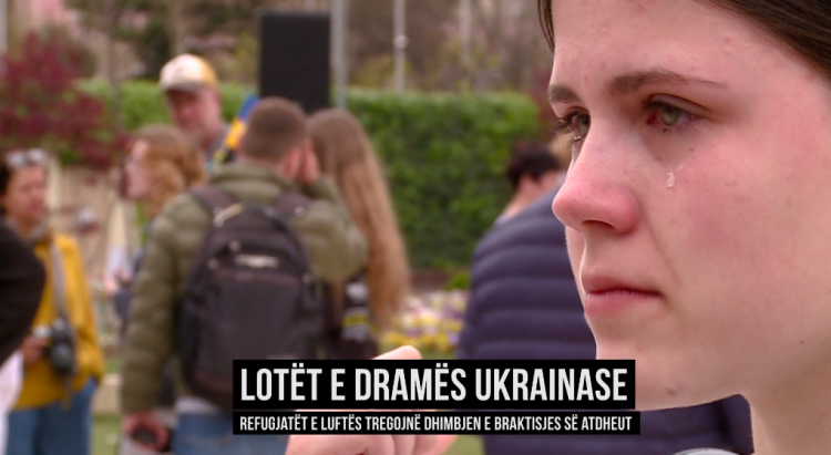 Tears of Ukrainian drama / War refugees show the pain of leaving the homeland