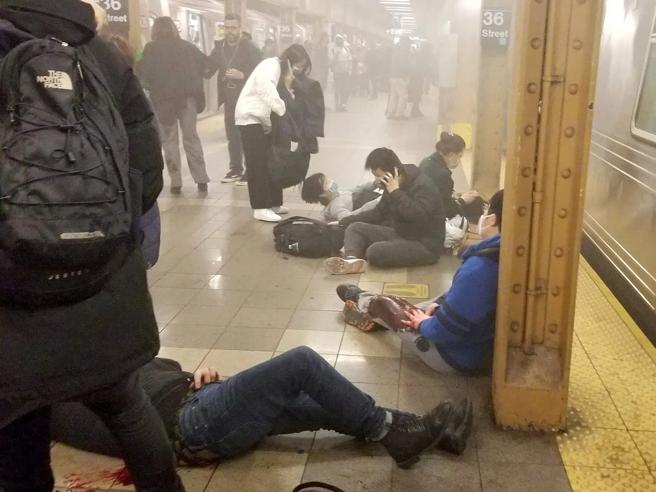 Gunfire at a New York subway station, at least 13 injured