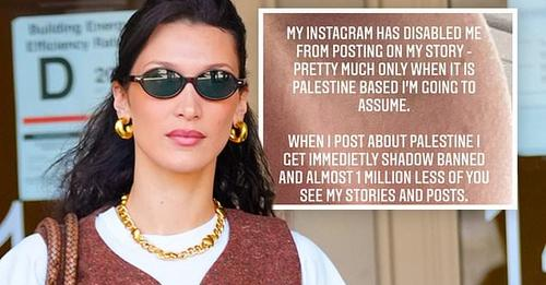 Bella Hadid says Instagram ‘hides’ posts when writing in defense of Palestine (photos)