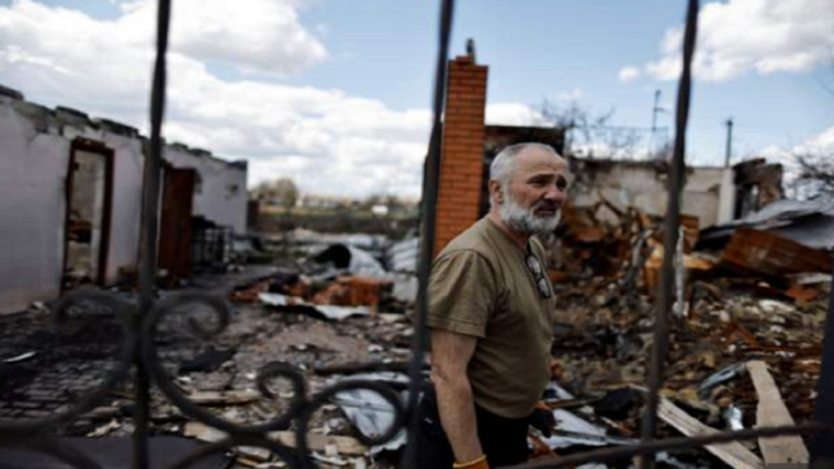 Tears and destruction / View from Ukraine on a day of war and bombing
