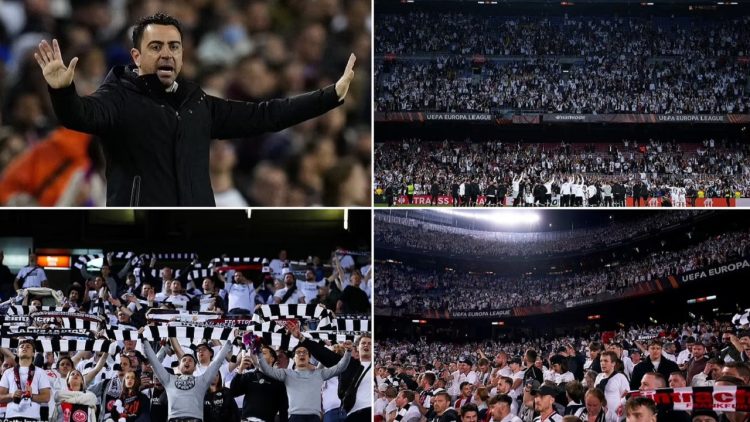 German fans “occupied” Camp Nou, Xavi and Laporta in one mind: Shame!
