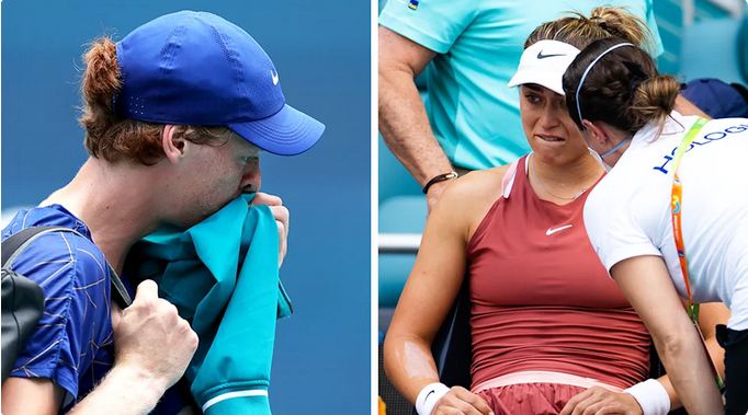 The world of tennis is stunned by 15 athletes who could not finish the games at the ‘Miami Open’ (photos)