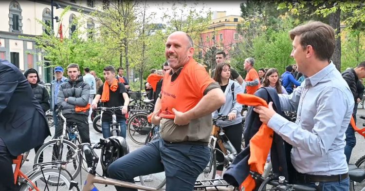 “Orange Bike Week”, Veliaj: 7 years ago, Tirana did not have any meters of bicycle lanes, today it is 52 km, we must reduce car use