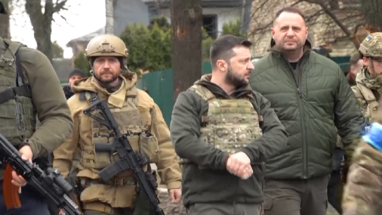 Wrinkles also increased, as Zelensky aged for a month