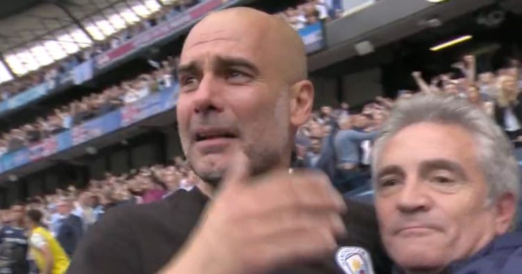 Guardiola, between tears: We are legends, I have never seen a team like Liverpool in my life