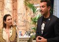 Elisabetta Franchi, in Tirana / The Italian stylist meets the mayor of Tirana