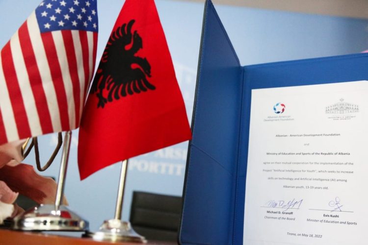 “Artificial Intelligence for Youth” / Ministry of Education signs agreement with Albanian-American Development Foundation