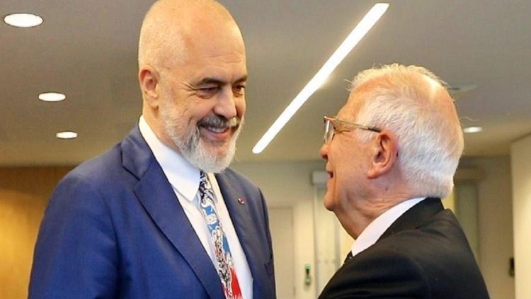 Rama meets Joseph Borrell in Brussels