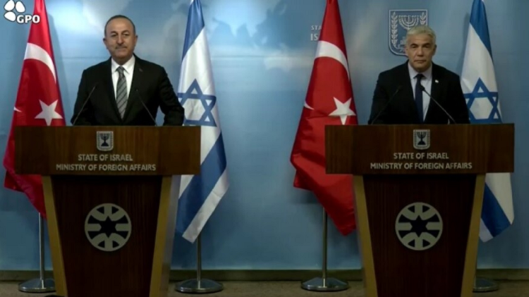 Turkey says improving relations with Israel will help the Palestinians