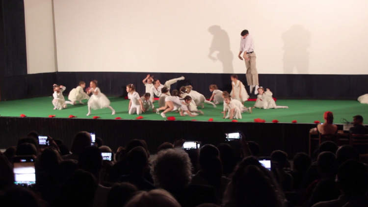 “Jumping in the air” / A part of children’s ballet is staged in Gjirokastra