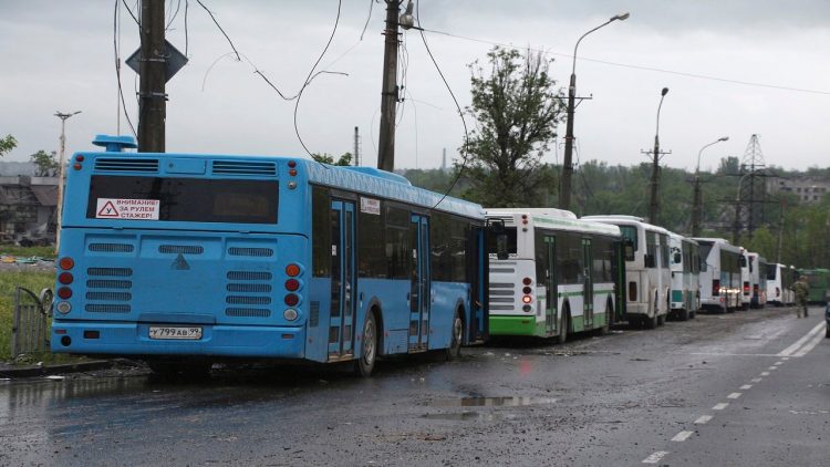 900 Ukrainians evacuated from steel plant sent to detention center in Donetsk