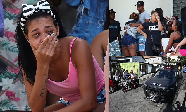 Ten criminals and an innocent woman killed during police raid on poor Brazilian favela (photos)