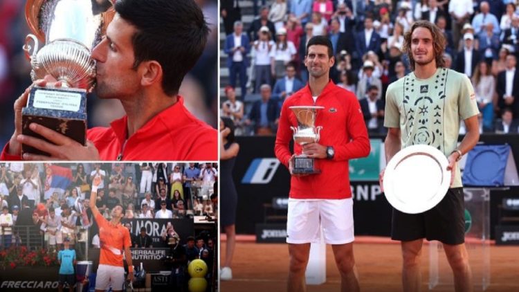 Djokovic confirmed number one, defeats Tsitsipas in Rome and wins first title in 2022