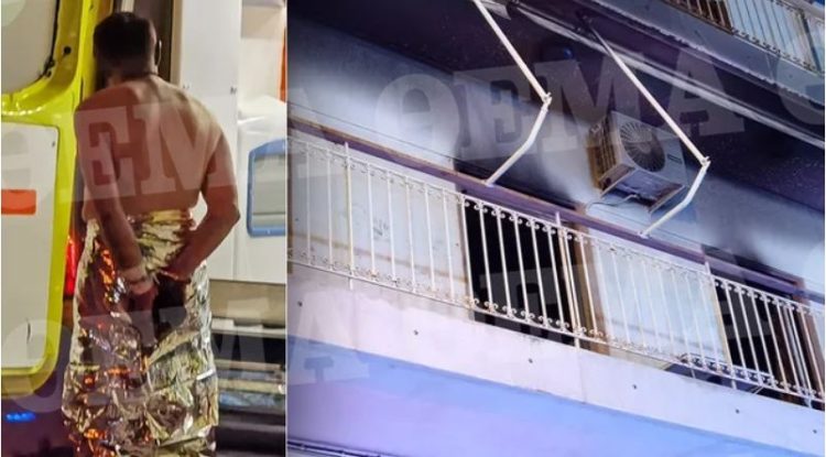Heavy in Greece! The boy kills the mother with a knife in the heart and sets the house on fire