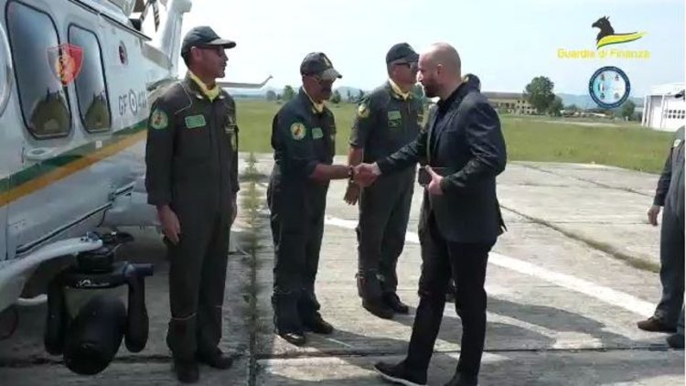 Drug cultivation crackdown / State Police and Guardia di Finanza air monitoring in the north of the country