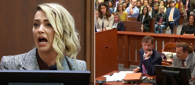 “People want to kill me” / Amber Heard cries in the testimony of the defamation trial against Johnny Depp, after the threats (photos)