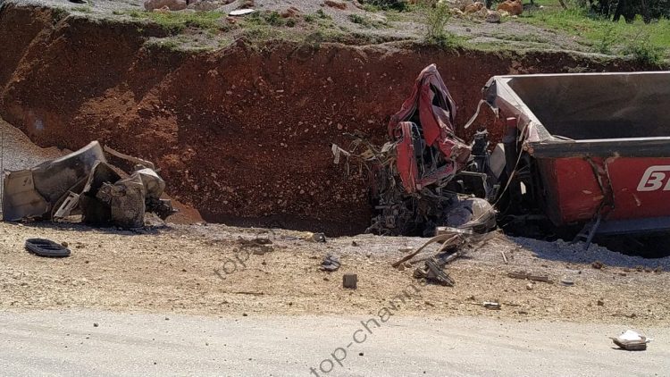 Truck crashes in Orikum-Kaninë bypass / Suspicions for a victim, the passenger is not among the inerts