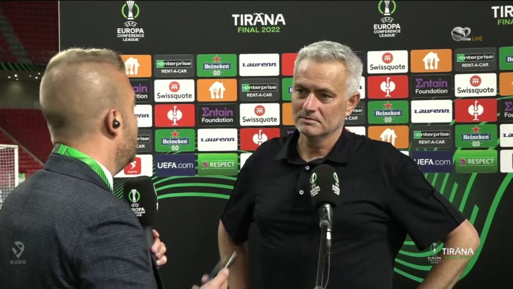 Mourinho: Nice final in a beautiful stadium and place, we are all happy