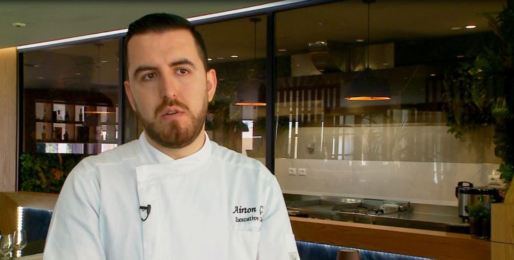 Albanian final European menu / Reception with traditional Albanian food for 1100 UEFA guests