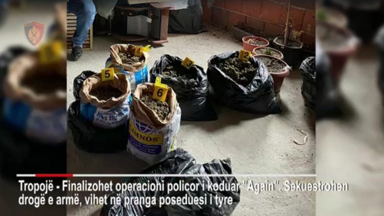 Firearms, ammunition and narcotics found in his apartment, 53-year-old arrested in Tropoja