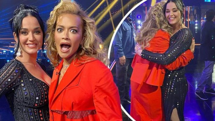 Rita Ora shines on “American Idol”, while meeting Katy Perry