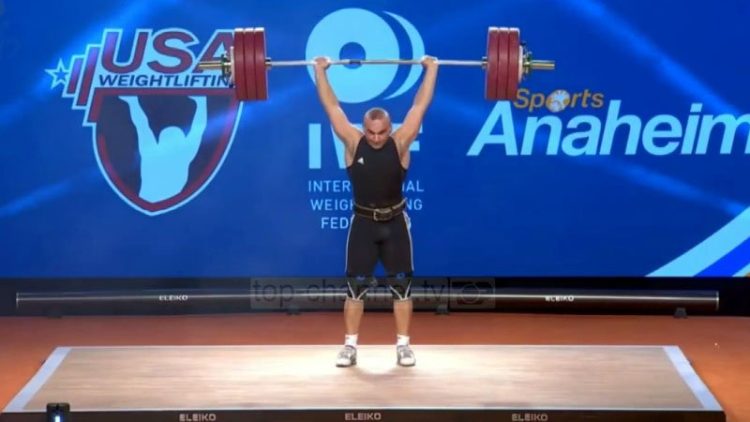 Erkand Qerimaj is declared European champion in weightlifting